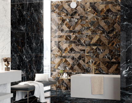Black White Bathroom Floor Tiles: A Classic Combination for Your Place!