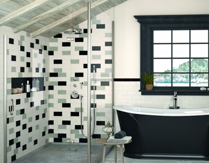 A Black White Tile Bathroom: Your Own Calm Abode